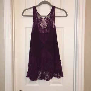 Free people purple tank